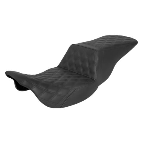 Saddlemen Tour Step-Up LS Lattice Stitch Seat For Harley Touring 2008-2025