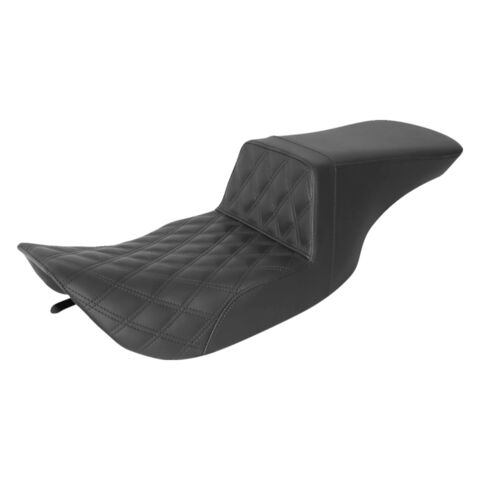 Saddlemen Tour Step-Up LS Lattice Stitch Seat For Harley FLHX / FLHR 1997-2007