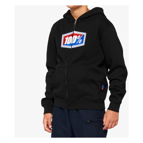 100% Youth Official Zip Up Hoody