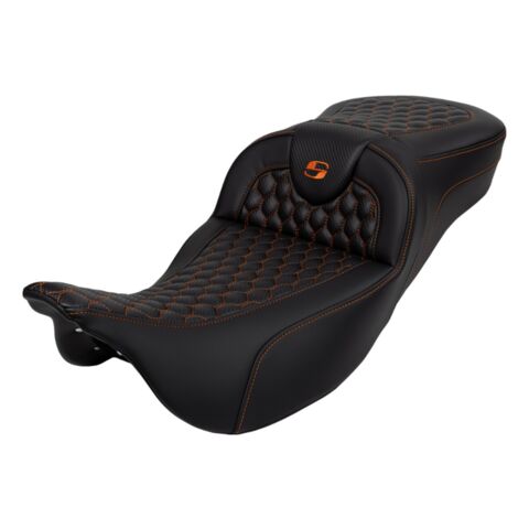 Saddlemen Roadsofa HC Honeycomb 2-Up Seat For Harley