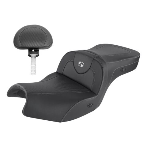 Saddlemen Roadsofa CF Carbon Fiber 2-Up Seat For Indian