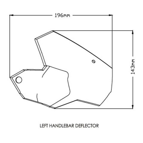 Puig Handguard Deflectors BMW F750GS / F800GS / F850GS / Adventure 2018-2025 Dark Smoke [Open Box]
