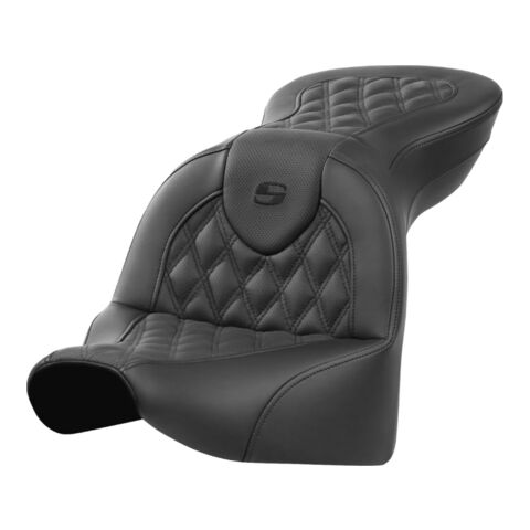 Saddlemen Roadsofa LS Lattice Stitch 2-Up Seat For Harley FXBR 2018-2020