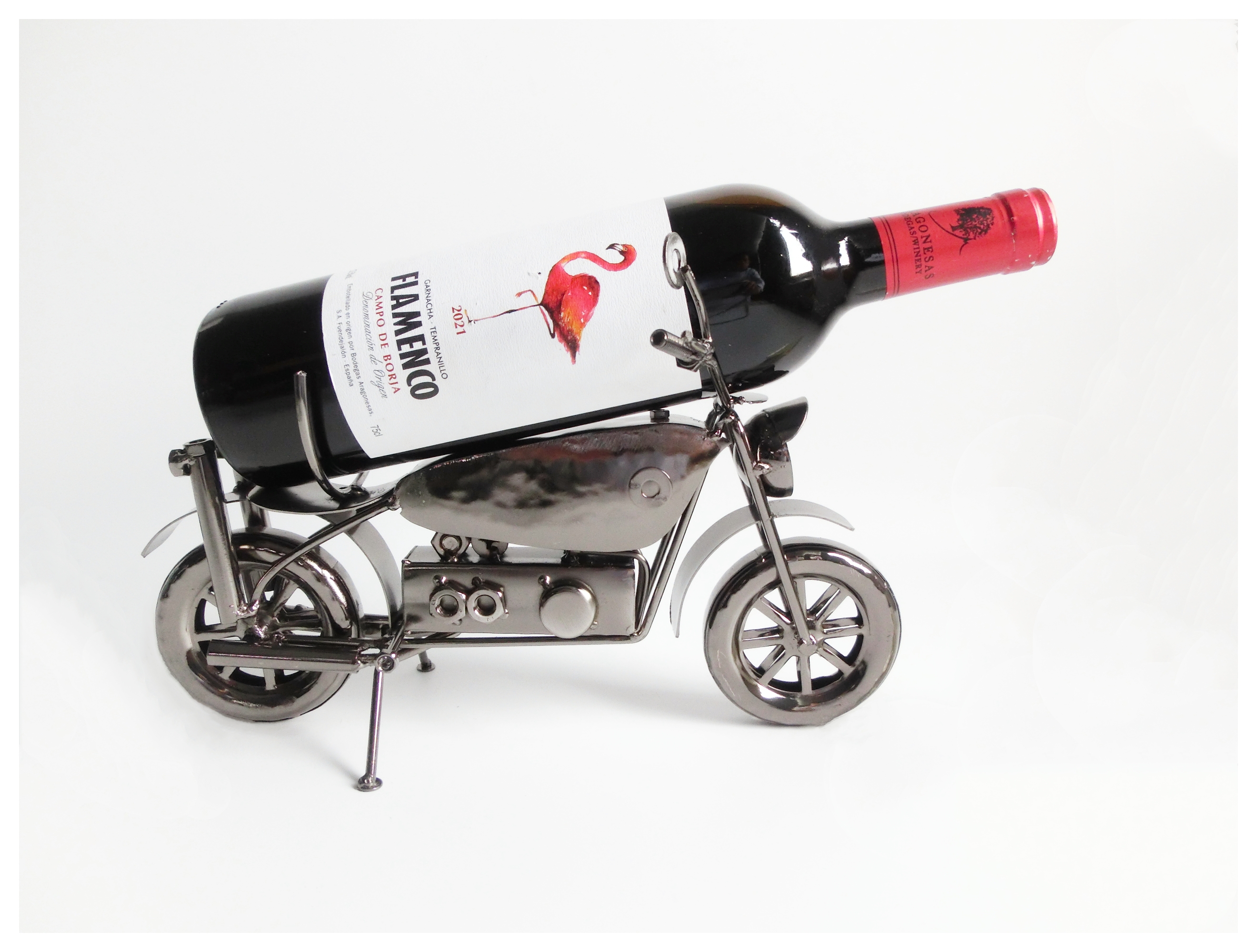 Wheelies Moto Wine Holder Cycle Gear