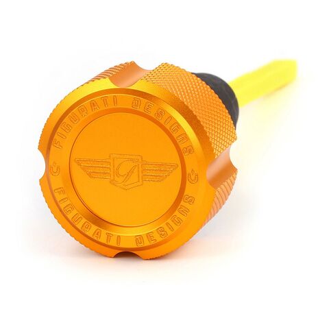 Figurati Designs Performance Aluminum Knurled Magnetic Oil Dipstick For Harley Touring 2007-2016