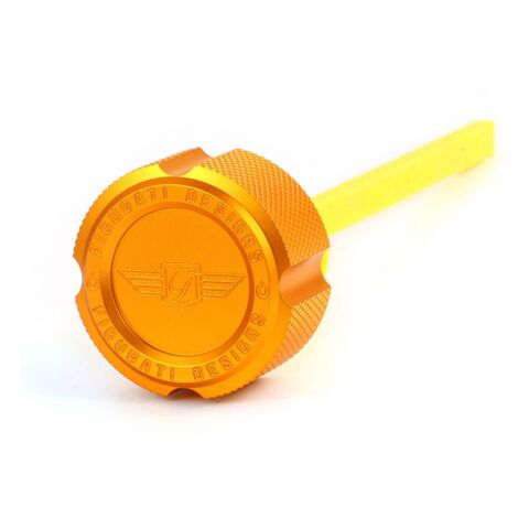 Figurati Designs Performance Aluminum Knurled Magnetic Oil Dipstick For Harley Touring 2017-2026