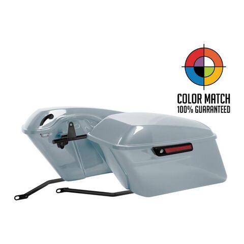 HogWorkz OE Color Matched Standard Saddlebag Conversion Kit For Harley Softail 2018-2026