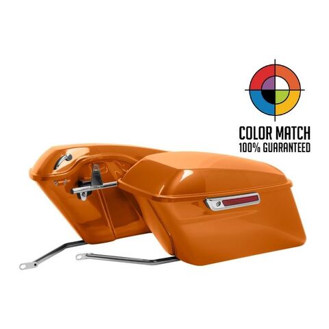 HogWorkz OE Color Matched Standard Saddlebag Conversion Kit For Harley Softail 1986-2017