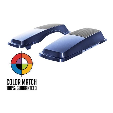 HogWorkz OE Color Matched Saddlebag Speaker Lids For Harley Touring 1994-2013