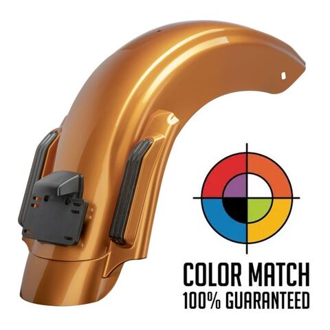 HogWorkz OE Color Matched Stretched Rear Fender System For Harley Touring 2014-2025