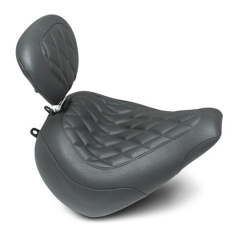 Mustang Wide Tripper Diamond Solo Seat For Harley Softail Breakout 2018-2025