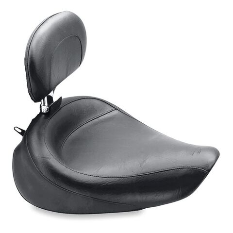 Mustang Wide Touring Solo Seat For Harley Dyna 1996-2003