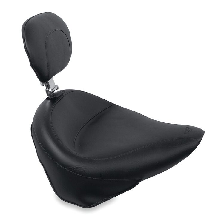 Mustang Wide Touring Solo Seat For Harley Softail With 150mm Rear Tire 2000-2015