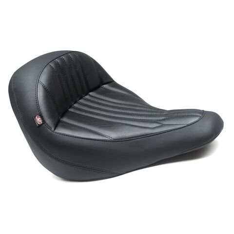 Mustang Standard Touring Dagger Stitch Solo Seat For Harley Softail Low Rider / Sport Glide 2018-2025