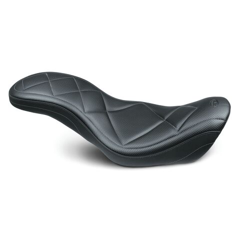 Mustang Super Tripper Carbon Fiber Seat For Harley