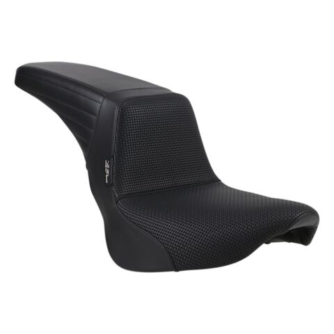 Le Pera Kickflip Basket Weave Seat For Harley Softail 2018-2026