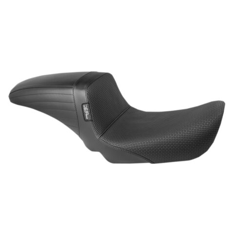 Le Pera Kickflip Basket Weave Seat For Harley Dyna 2006-2017