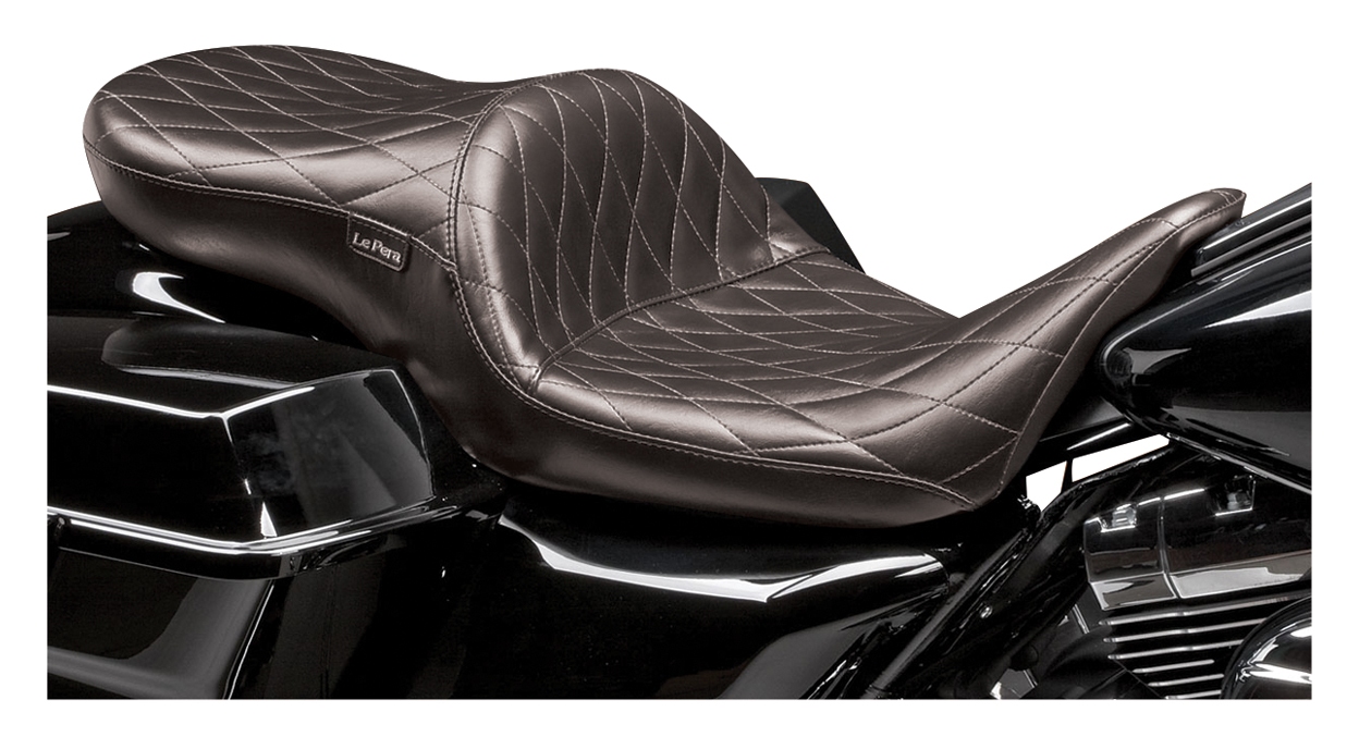 Le Pera Maverick Diamond Stitch Seat For Harley Touring 2008-2025