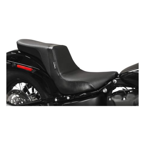 Le Pera Daytona 2-Up Basket Weave Seat For Harley Softail 2018-2026