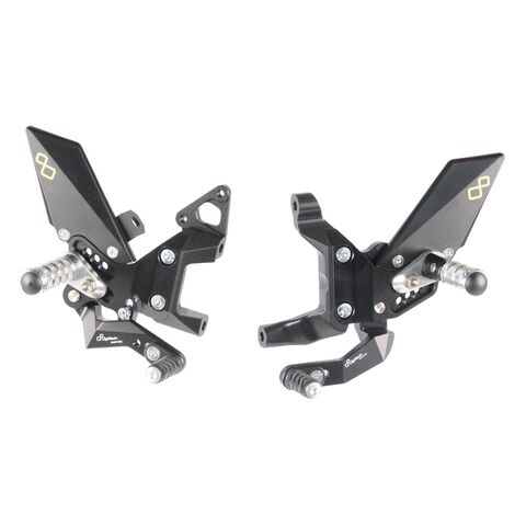 Lightech Track System Rearsets Ducati Panigale 899 / 959 / 1199 / 1299 / V2 / Streetfighter V2 2012-2024