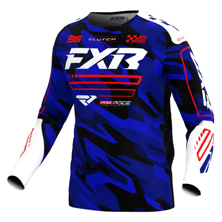 Blue Camo/Red