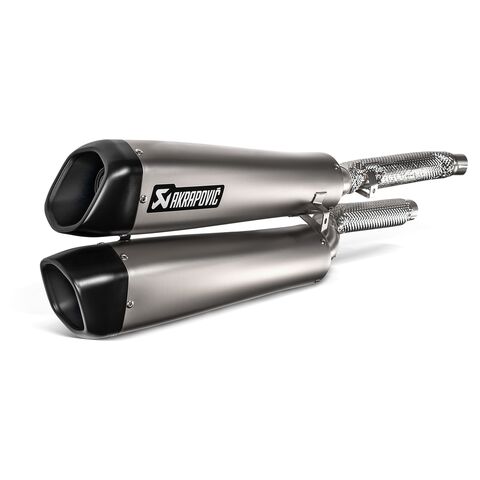 Akrapovic Slip-On Exhaust Triumph Scrambler 1200 XC / EX 2019-2020 Titanium/Stainless Steel [Previously Installed]