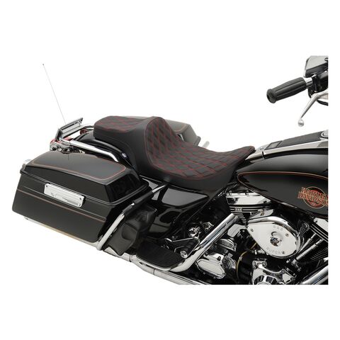 Drag Specialties Predator III 2-Up Seat For Harley