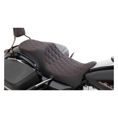 Drag Specialties Predator III 2-Up Seat For Harley Touring 2008-2025