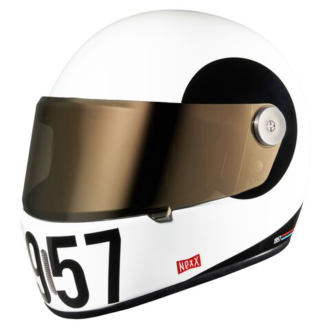 Nexx XG100 Racer Sputnik Helmet White/Black / XL [Open Box]