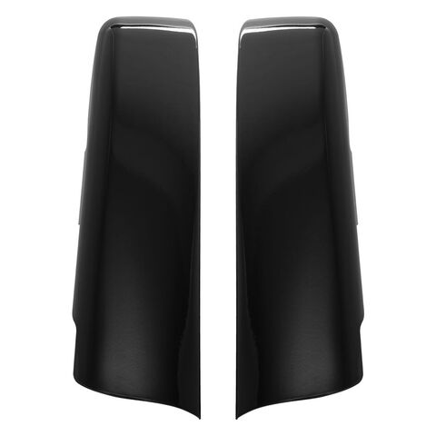 HogWorkz Solid Saddlebag Filler Strips For Harley Touring 2014-2024 Black [Blemished - Very Good]