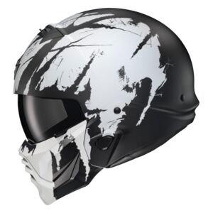 scorpion covert helmet coupon EXO CV2-0108 2 Open-Face Matte Black 3x face version Scorpion EXO Covert 2 Open-Face