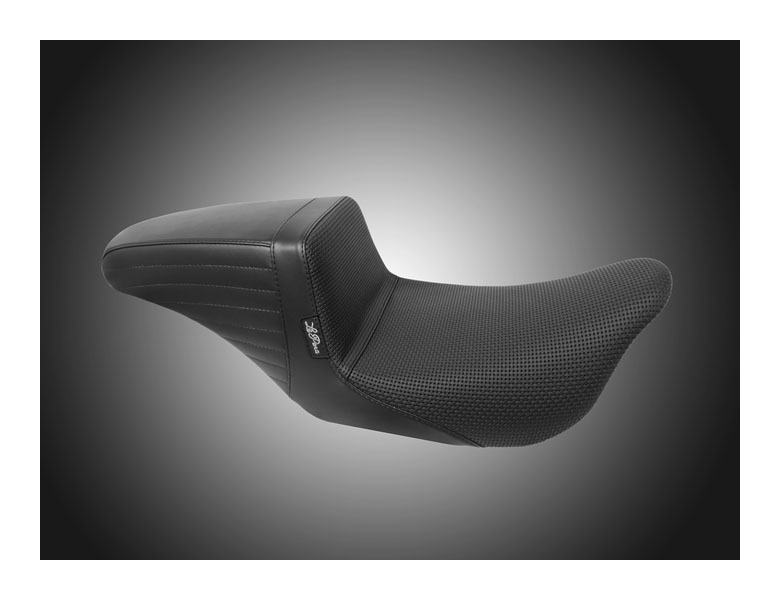 Le Pera Kickflip Basket Weave Seat For Harley FLTRX / FLHX
