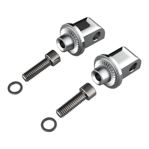Ciro Passenger Foot Peg Adapters For Indian Touring 2014-2025