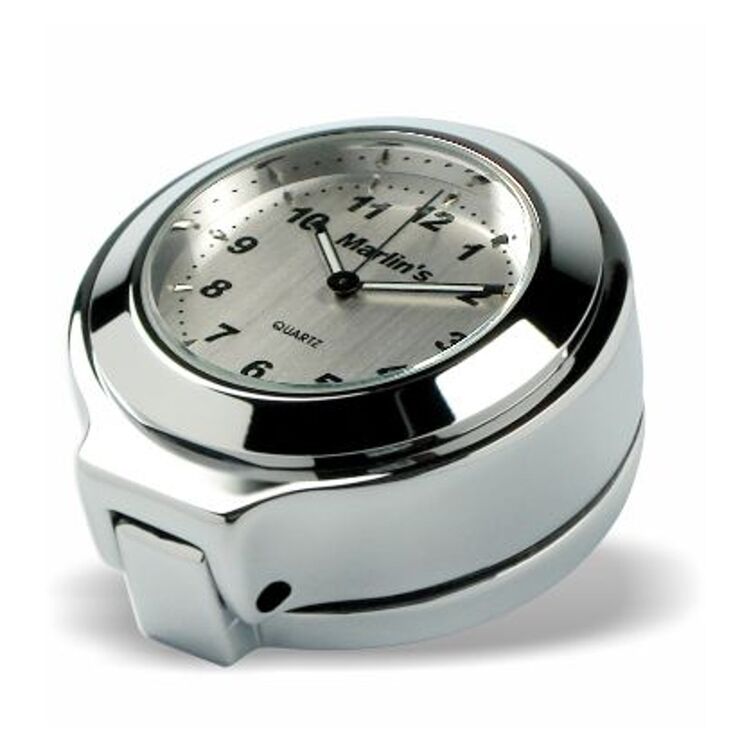 Brushed Aluminum Clock