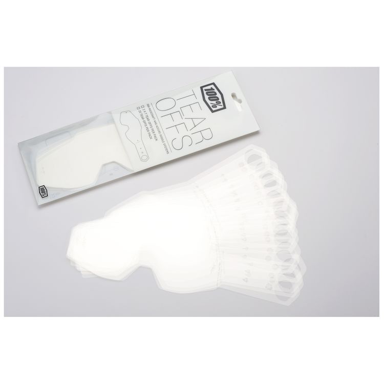 100% Laminated Goggle Tear-Offs For Accuri / Racecraft / Strata Goggles