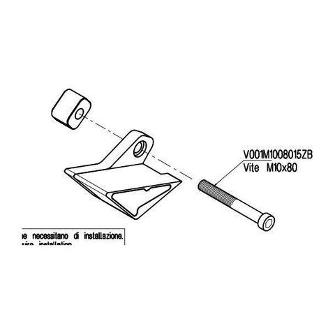 LighTech Frame Sliders Aprilia RSV4 / R / Factory / APRC Red/Black / STEAP105 [Open Box]