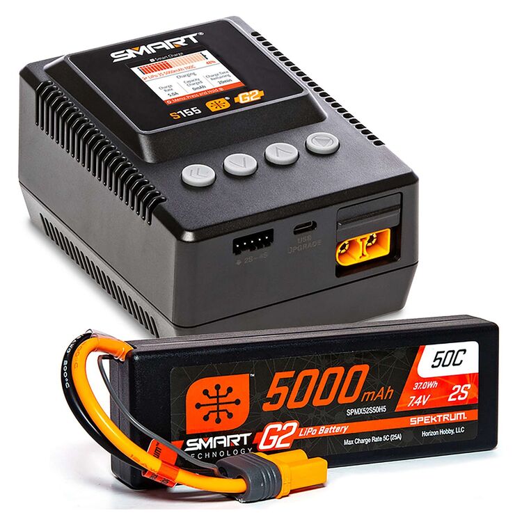 Spektrum Promoto-MX Smart Powerstage Charger and Battery Bundle