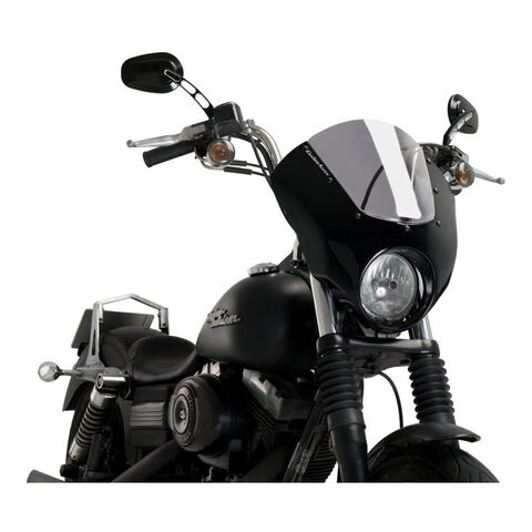 CustomAcces Dark Night Fairing For Harley FXDB 2006-2017 Light Smoke [Previously Installed]