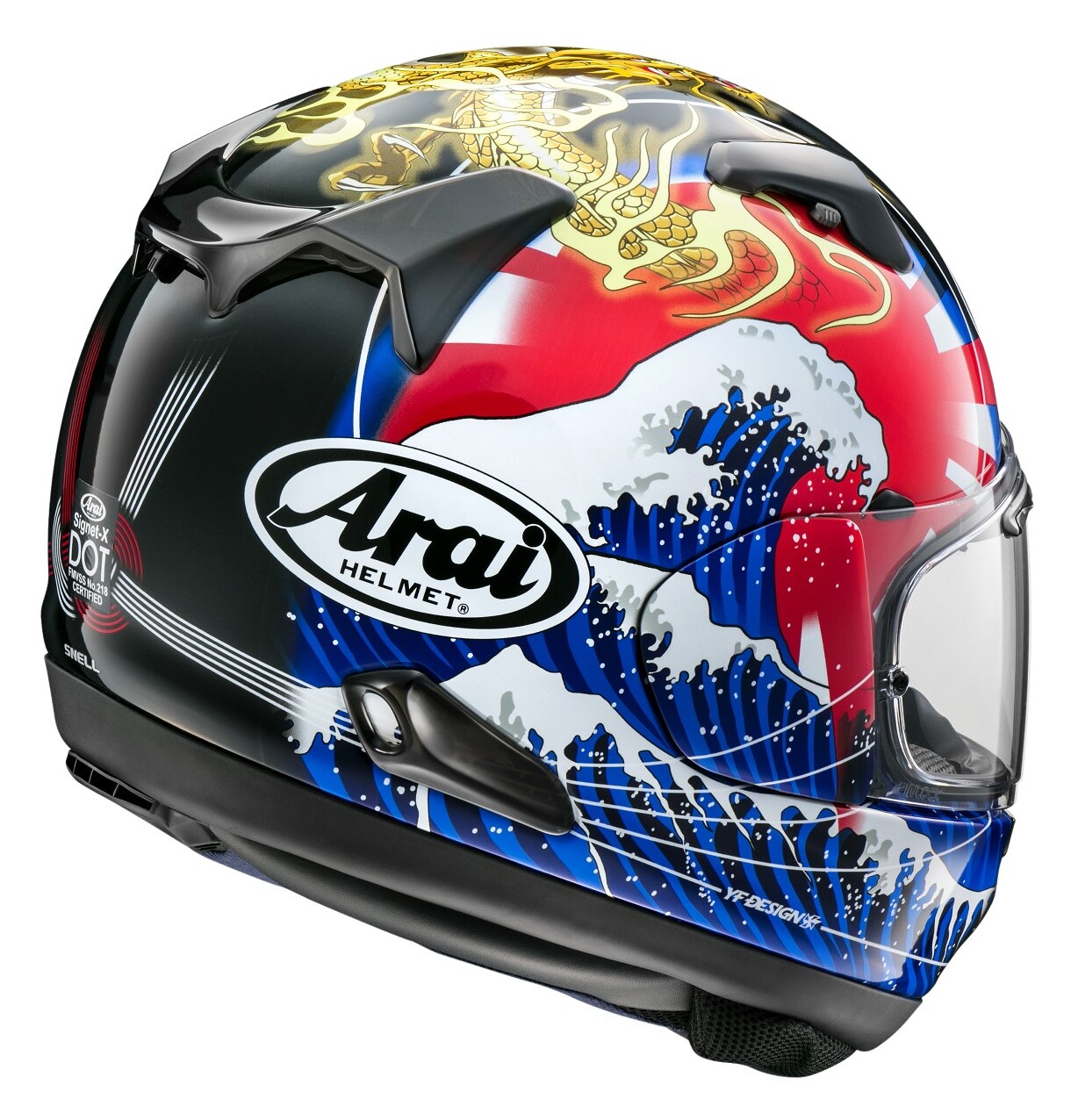 PEINTURE POUR CASQUE Ren Sato SF Nakajima Racing 256 ARAI GP6