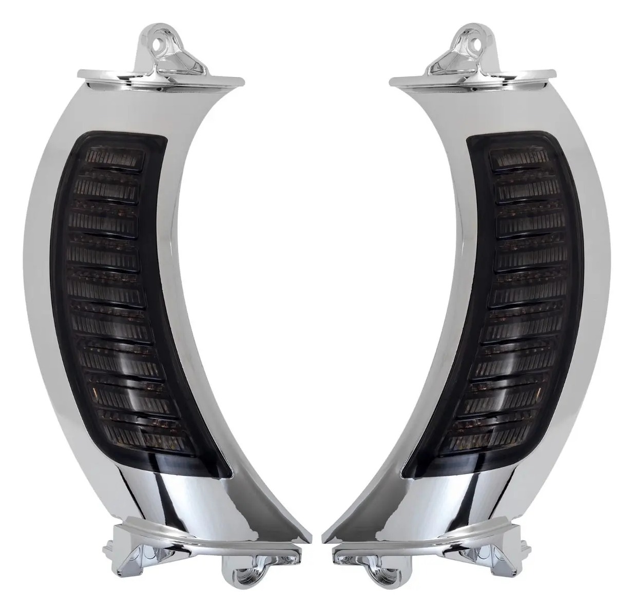 HogWorkz Visionz LED Turn Signal & DRL Vent Inserts For Harley FLTR 2015-2025
