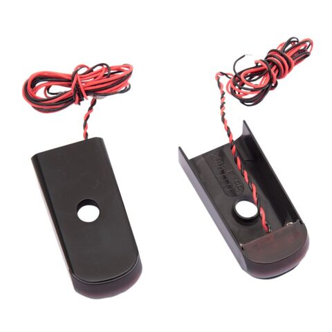 Alloy Art Fender Strut LED Marker Lights For Harley Softail Slim / Street Bob 2018-2024 Red / Black [Open Box]