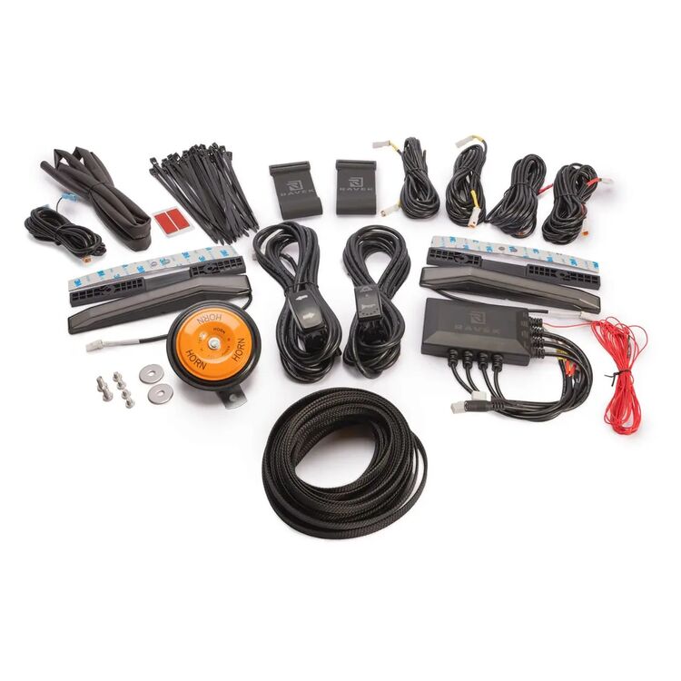 Ravek Auto-Cancel Turn Signal Kit w/White Running Lights Polaris Ranger 2015-2018