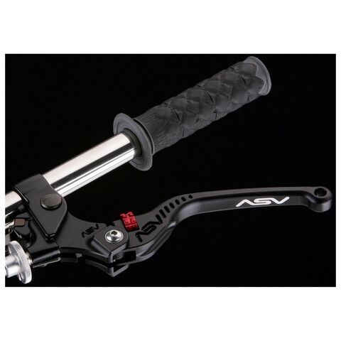 ASV C5 Sport Clutch Lever Buell / Honda / Kawasaki / Suzuki / Triumph / Yamaha Black / Standard [Previously Installed]