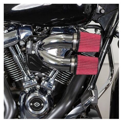 S&S Cycle Tuned Induction Air Cleaner Kit For Harley Milwaukee-Eight 2017-2025 Chrome [Previously Installed]