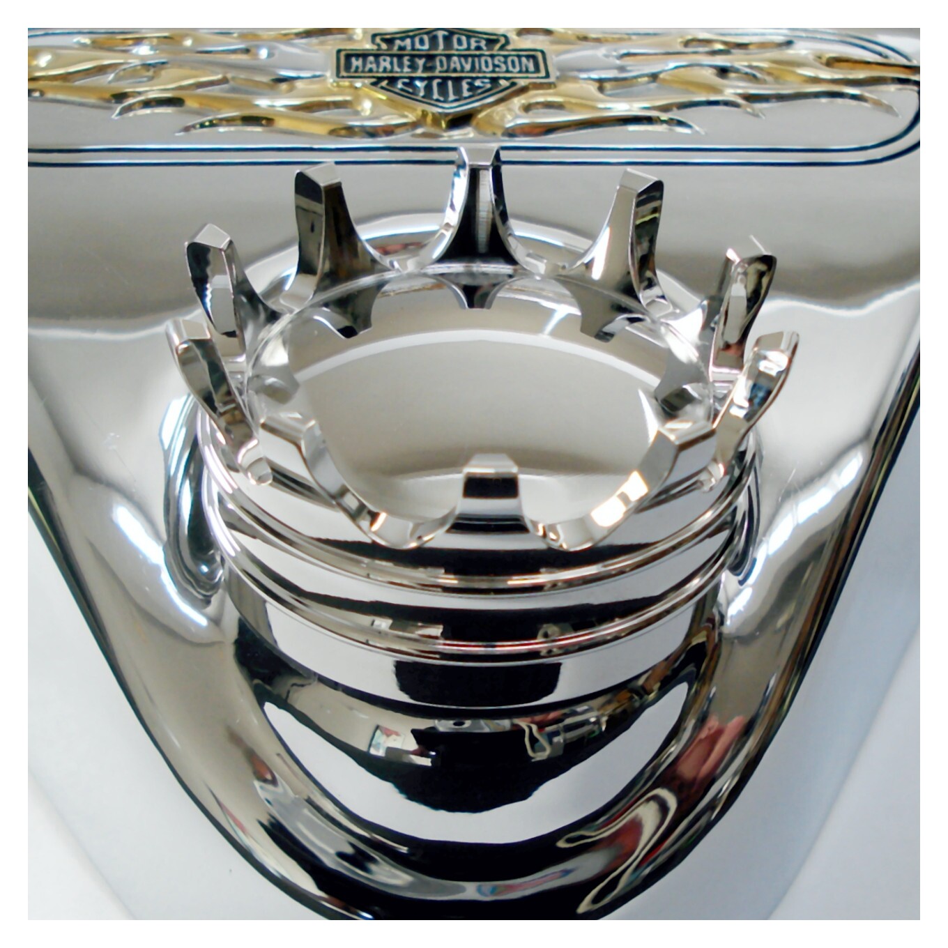 Marlin's Crown Swivel Fork Lock Cover For Harley Road King 19942024