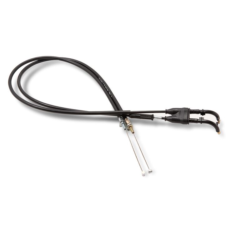 Motion Pro Black Vinyl Throttle Cable Honda 250cc-450cc 2021-2026 (+2" Over Stock Cable Length)