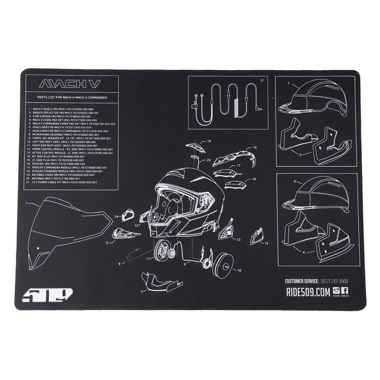 509 Mach V Desk Mat