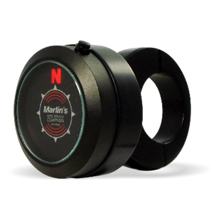 Marlin Compass Marlin's Quest Compass With Classic Adjustable Handlebar Mount - Cycle Gear