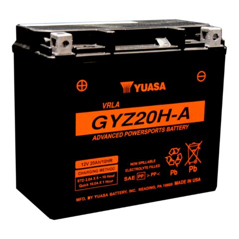 Yuasa GYZ20H-A Factory Activated AGM High Performance Battery