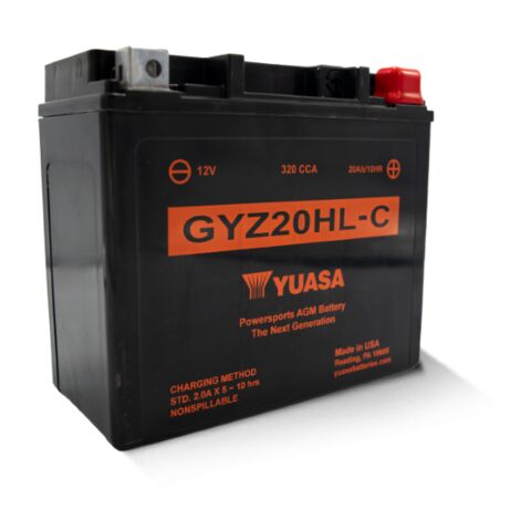 Yuasa GYZ20HL-C Factory Activated AGM High Performance Battery